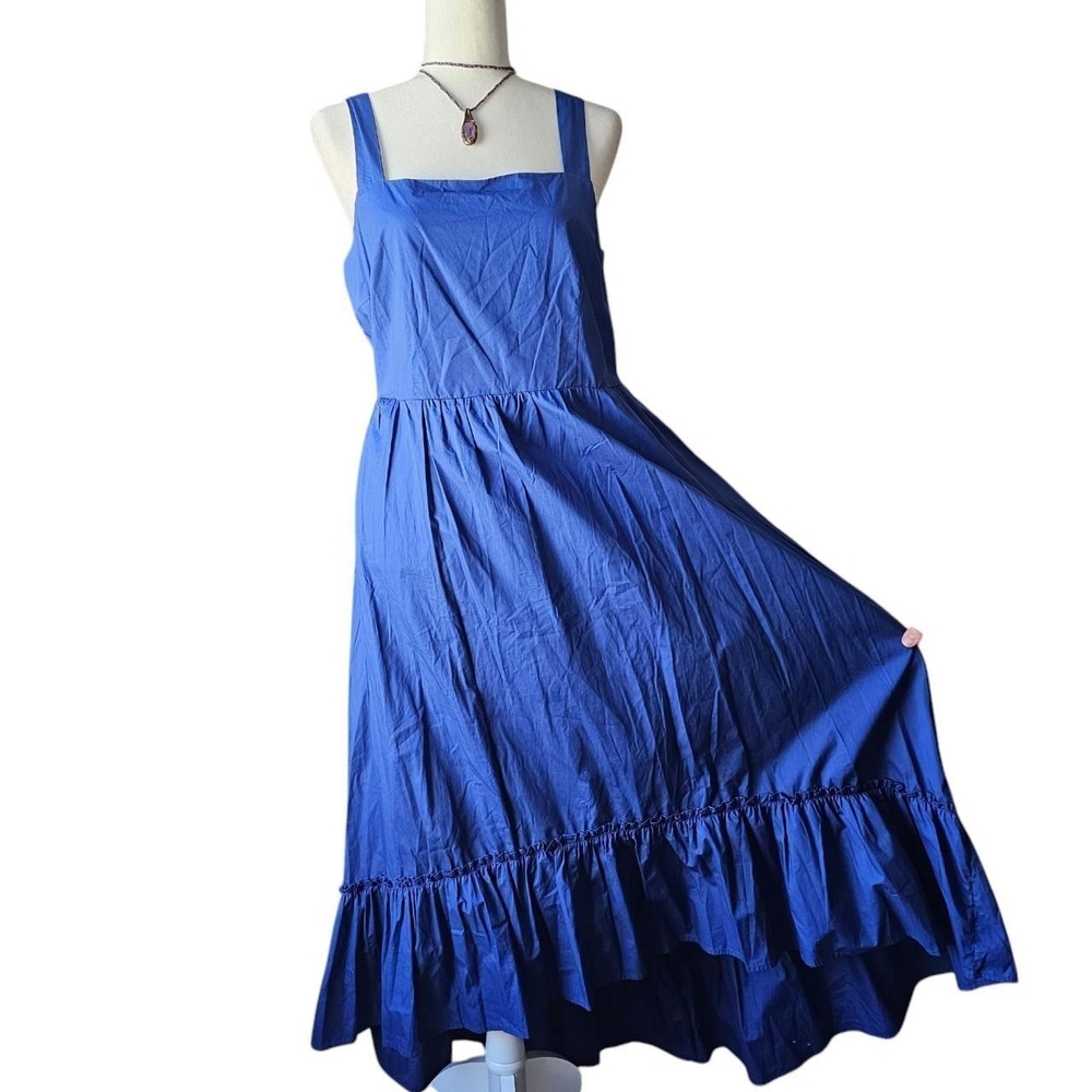 Who What Wear Blue Maxi Dress| NWT Size Large